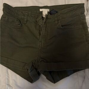 Women's Green Shorts